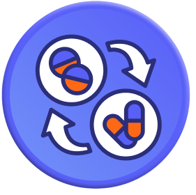 Drug interactions icon